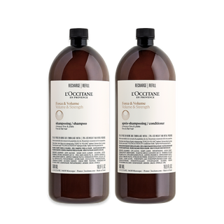 Eco-Refil Shampoo e Condicionador Força & Volume Aromacologia